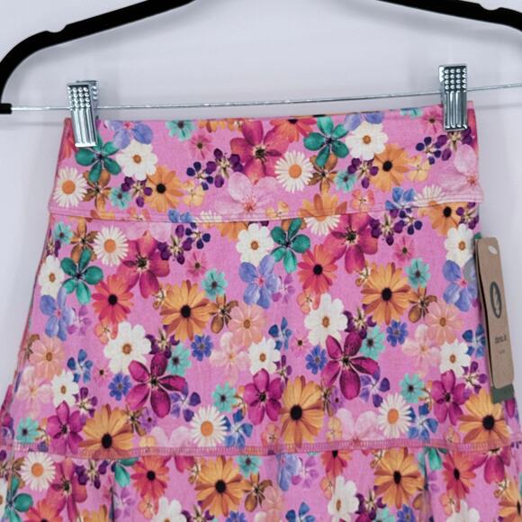 Dona Jo Floral Active Skort Pink Size S NWT - Picture 2 of 7